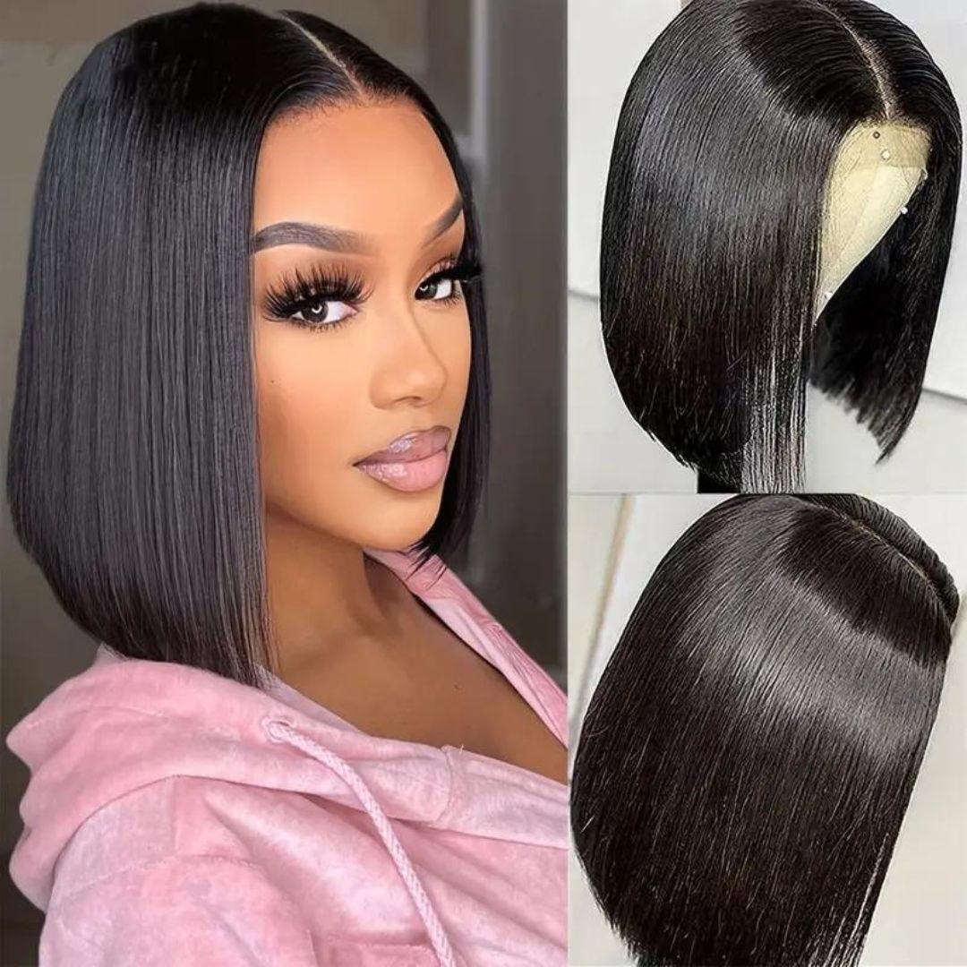 Lara - 6×5 Straight Glueless Bob Wig