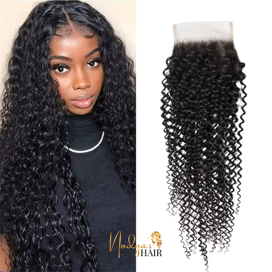 Nadya's Hair - 4x4 Kinky Curly Closure