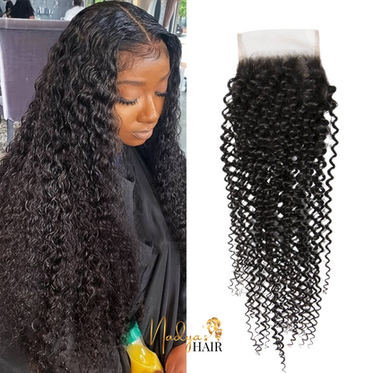 Nadya's Hair - 4x4 Kinky Curly Closure