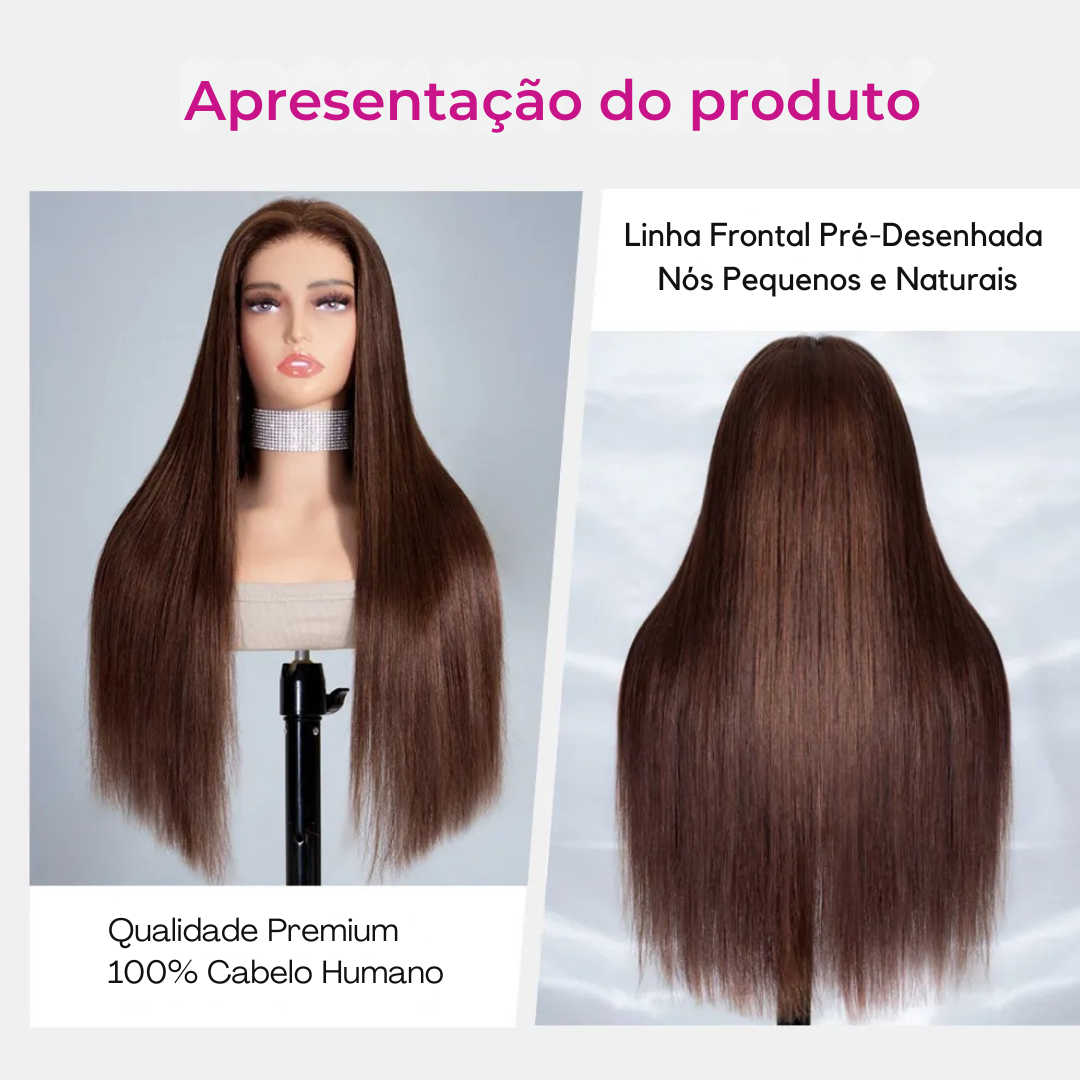 Doja - Peruca Castanho Escuro #4 - Straight