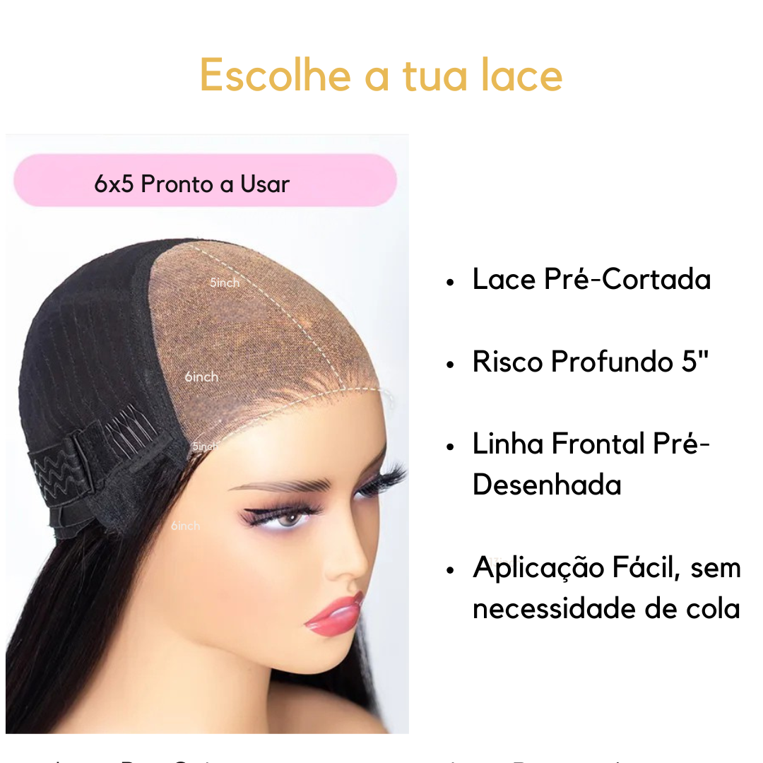 Doja - Peruca Castanho Escuro #4 - Straight