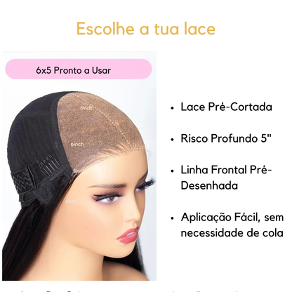 Doja - Peruca Castanho Escuro #4 - Straight