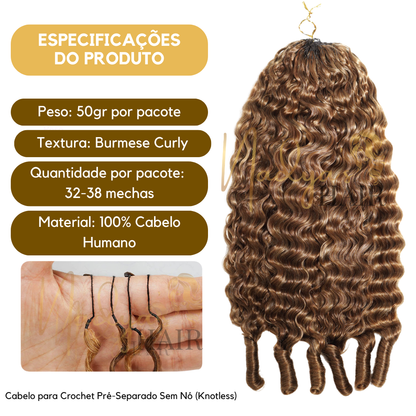 Burmese Curly Iluminado - Crochet