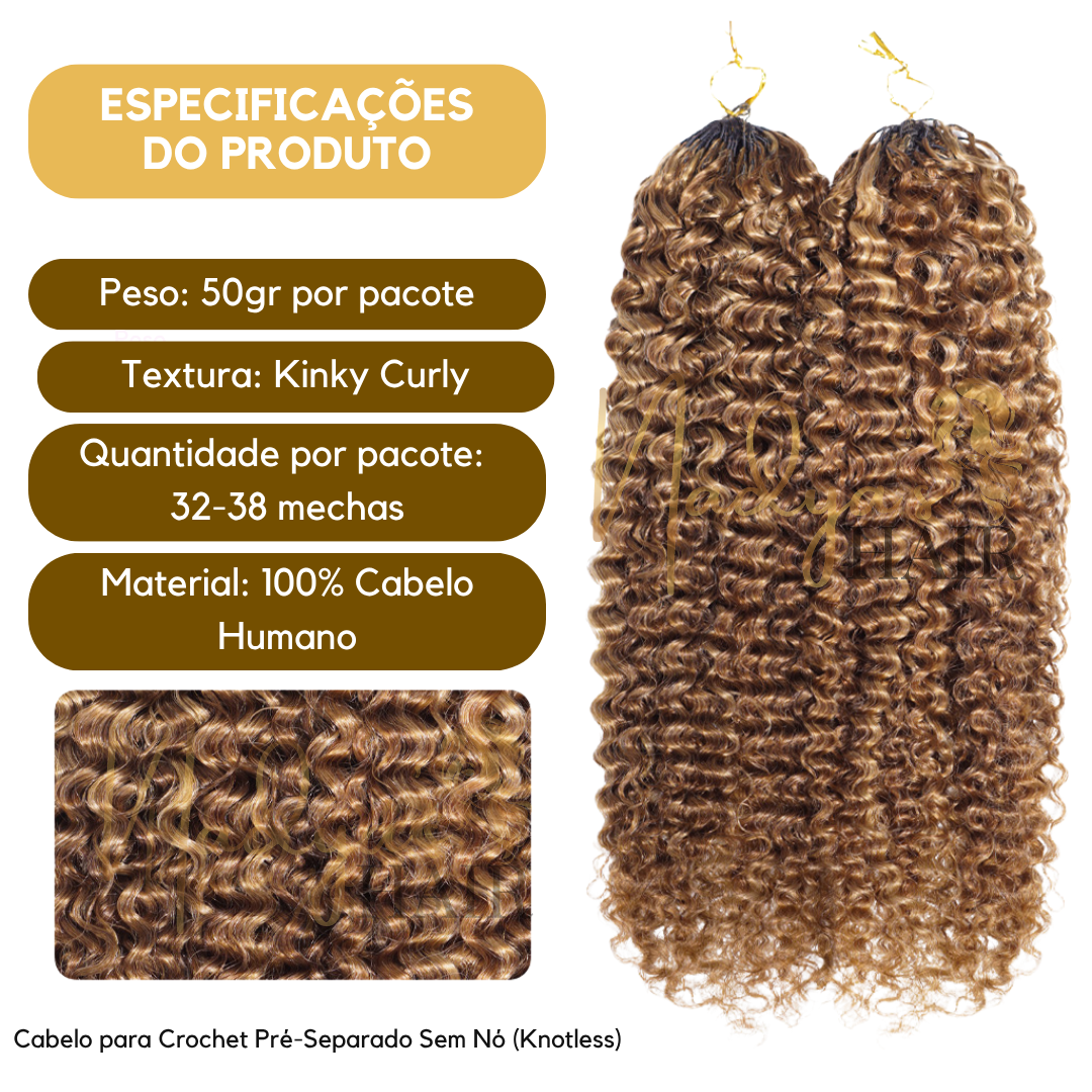 Kinky Curly Iluminado - Crochet