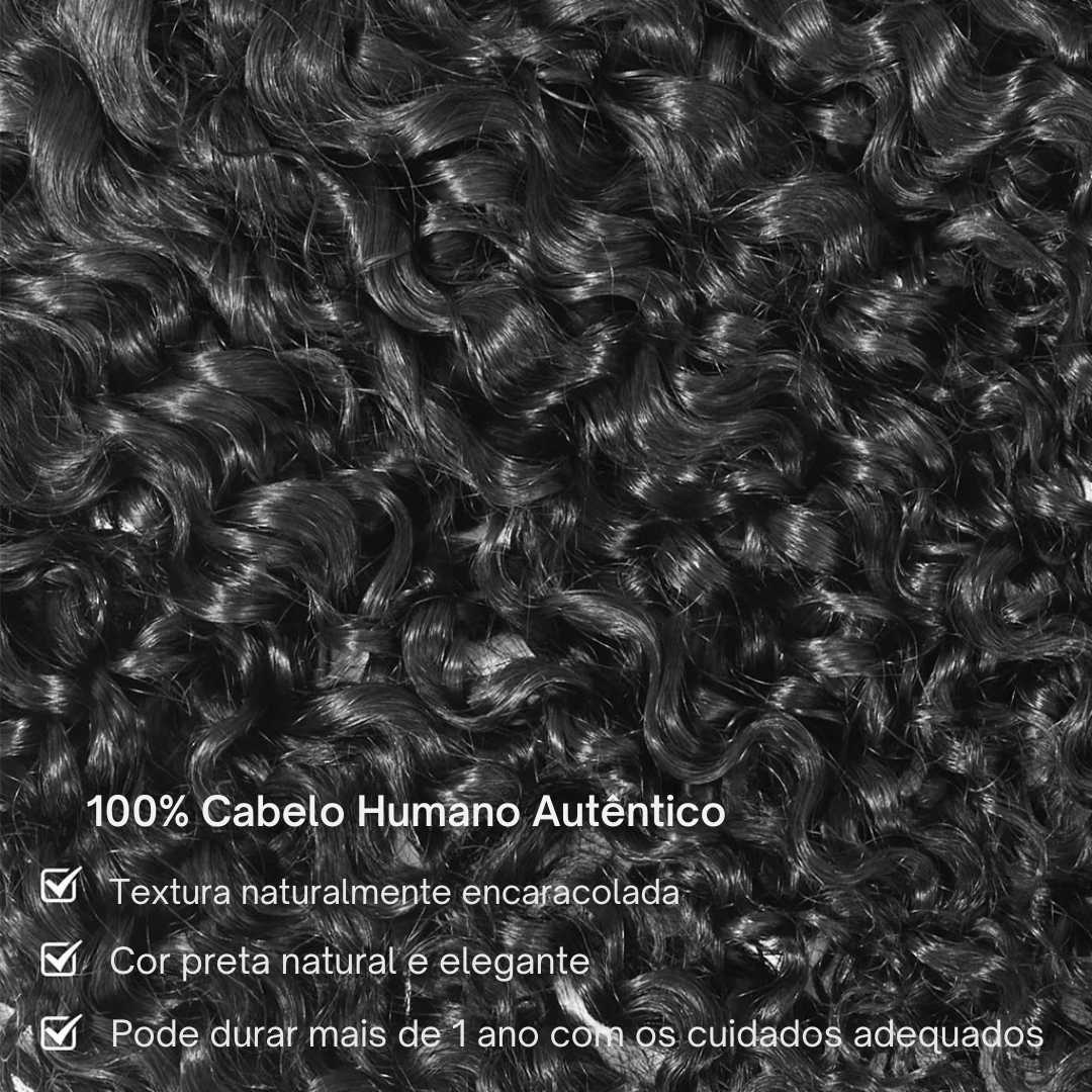 Half Wig Jaqueline 250% Densidade - Burmese Curls