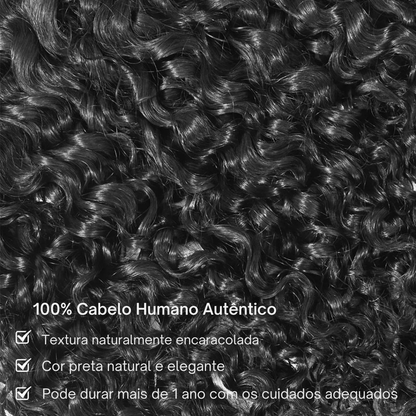 Half Wig Jaqueline 250% Densidade - Burmese Curls