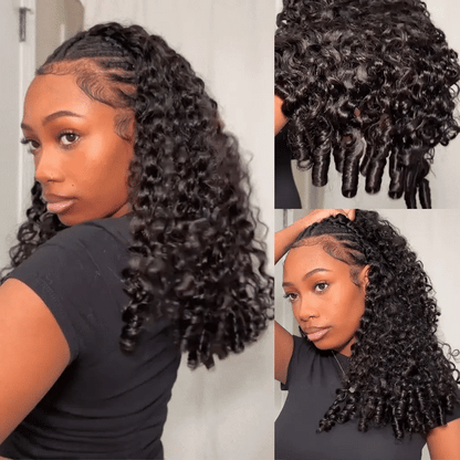 Half Wig Jaqueline 250% Densidade - Burmese Curls