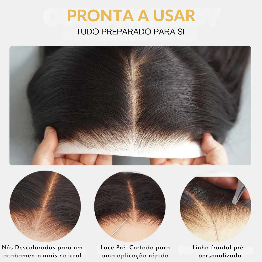 Lara - Bob 6×5 – Cabelo Humano, Chique e Clássica