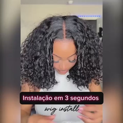 Jane - Peruca “Pull & Go” Ondas d’Água Volumosas sem Cola