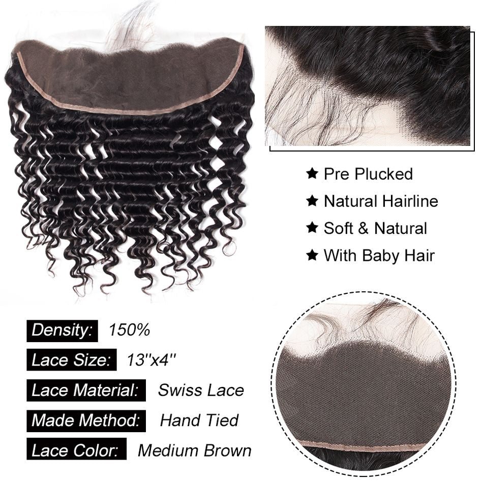 Nadya's Hair - Lace Frontal 13x4 Deep Wave